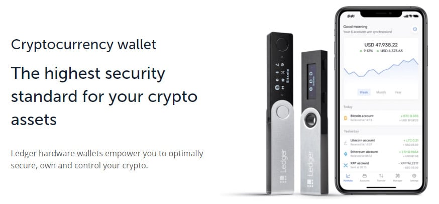 Ledger Nano crypto hardware wallets