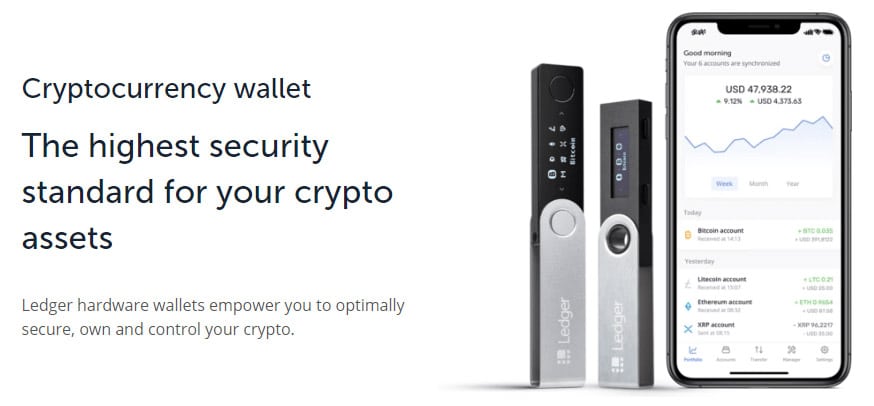 Ledger Nano crypto hardware wallets