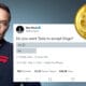 Tesla to accept Dogecoin as payment?